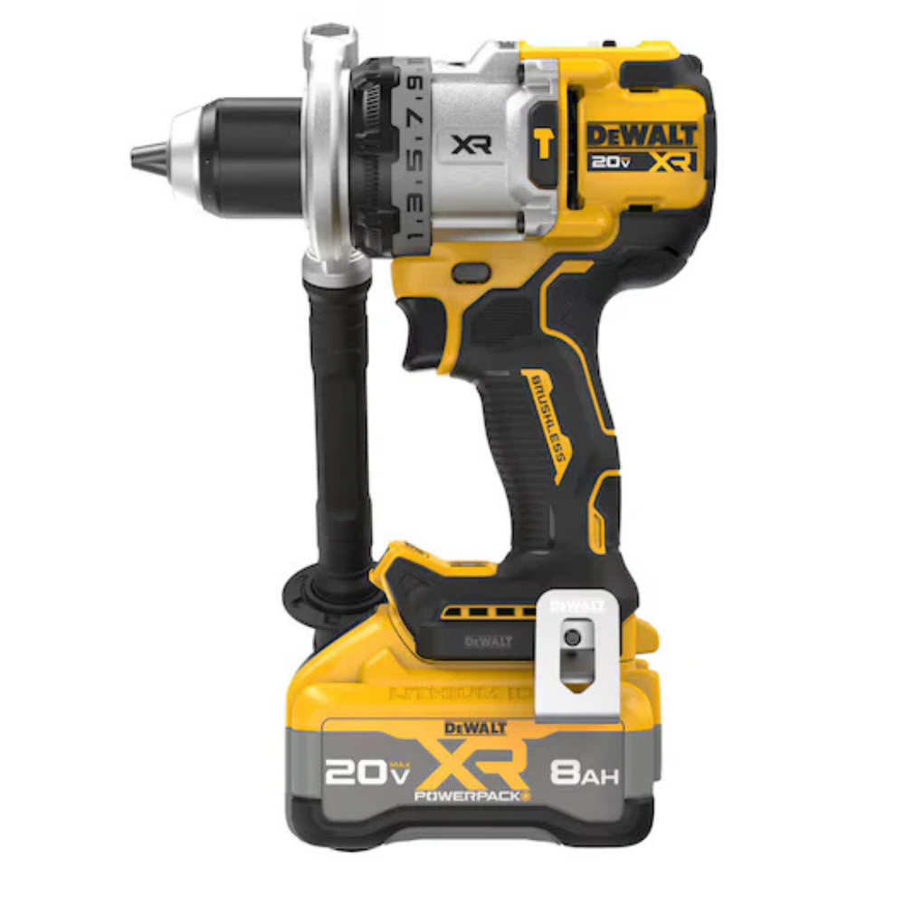 DeWalt 20V MAX XR Brushless Cordless 1/2 in. 3-Speed Hammer Drill Kit with XR POWERPACK from GME Supply